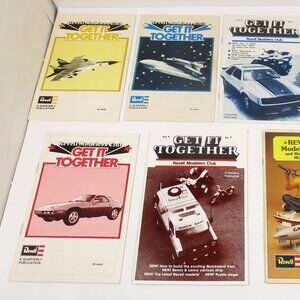 8 Revell Modelers Club Get It Together Magazine Newsletter  1979 - 80 Model Kit
